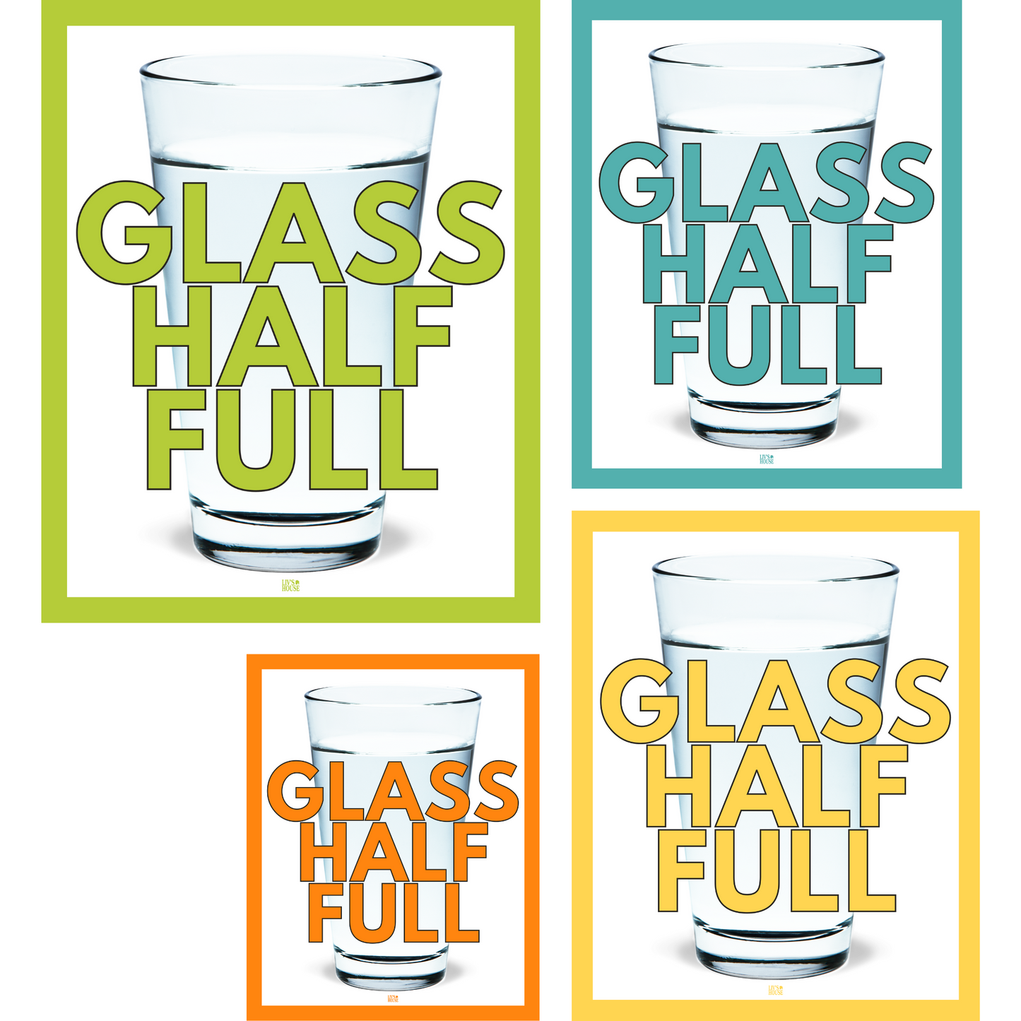 Glass Half Full Print