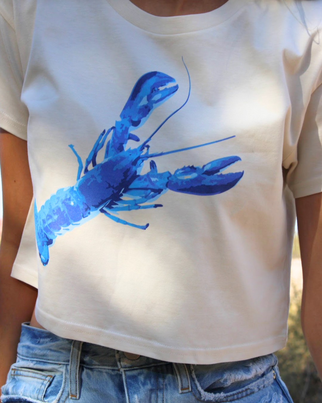 Lobster Baby Tee - Off-White