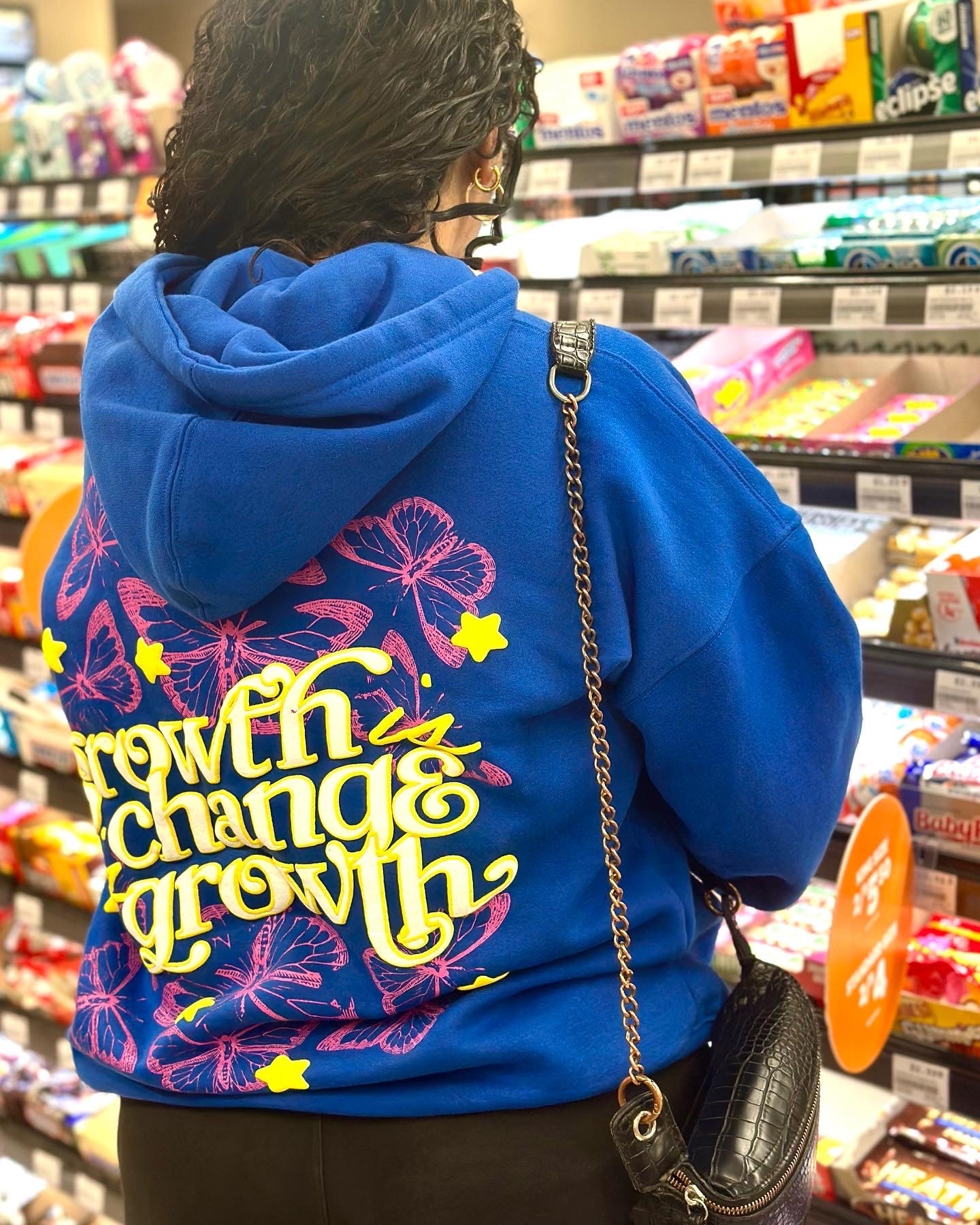 Growth is Change Hoodie - Royal Blue
