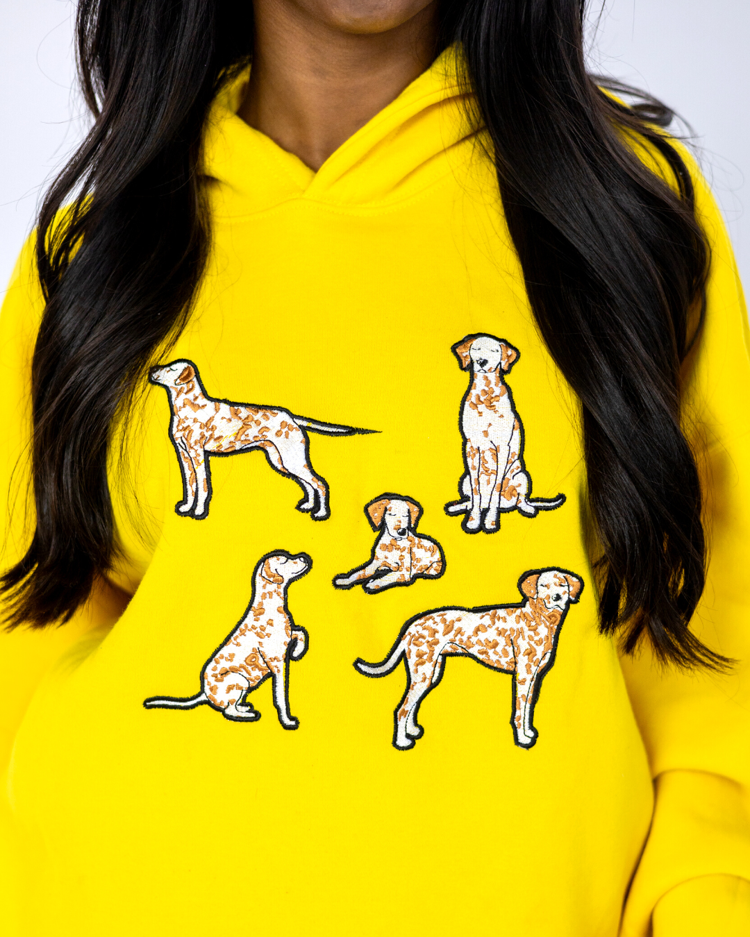 Dalmatians Hoodie - Yellow