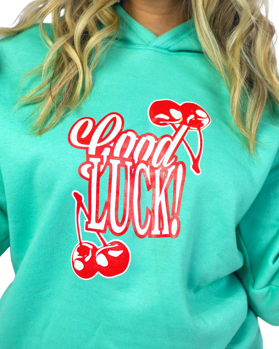 Good Luck Hoodie - Bright Blue