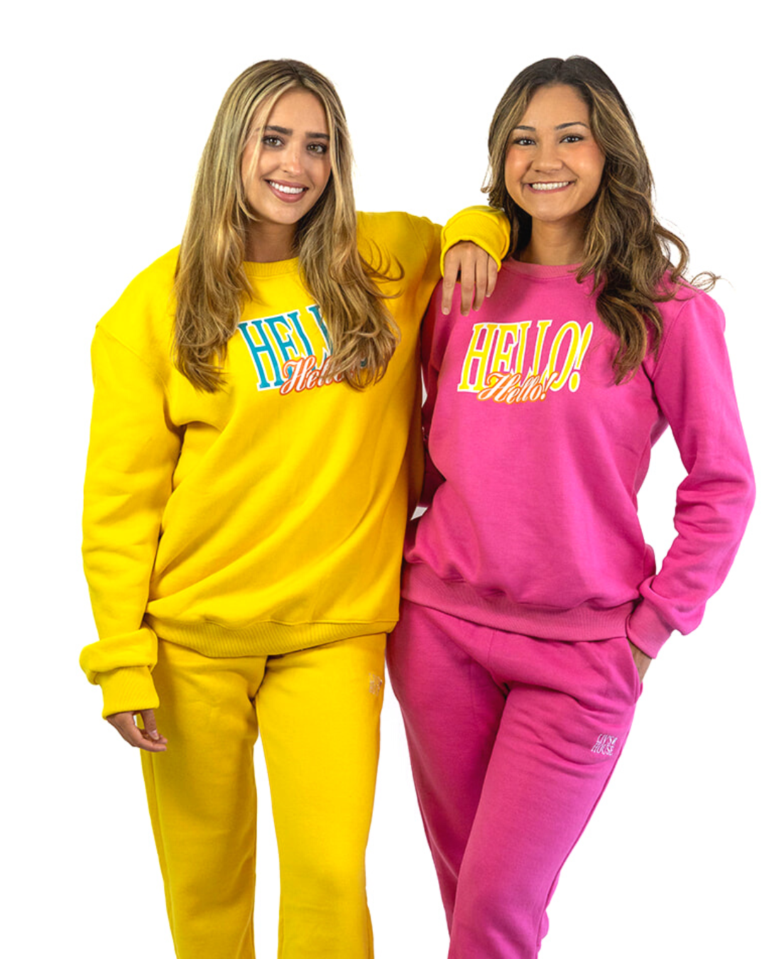 Hello Hello Crewneck - Yellow