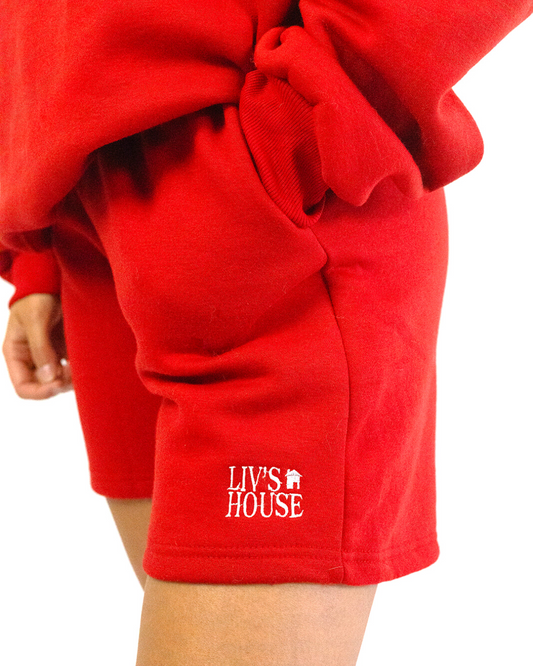 Logo Sweatshorts - Red