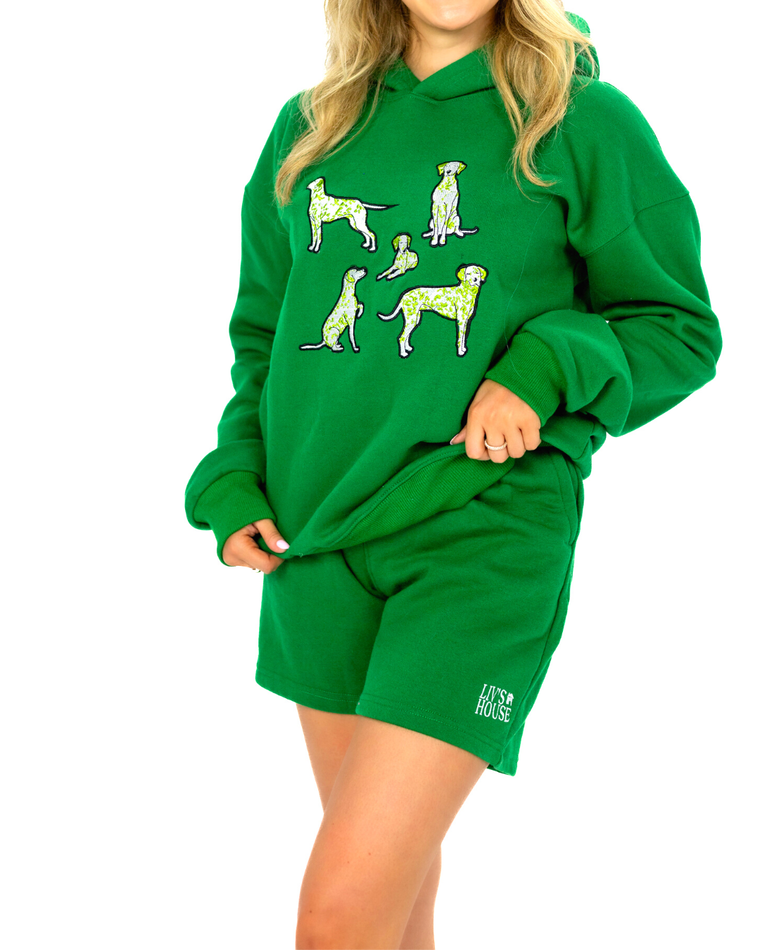 Logo Sweatshorts - Green