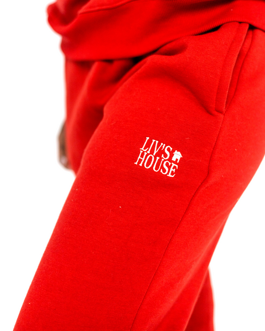 Logo Sweatpants - Red