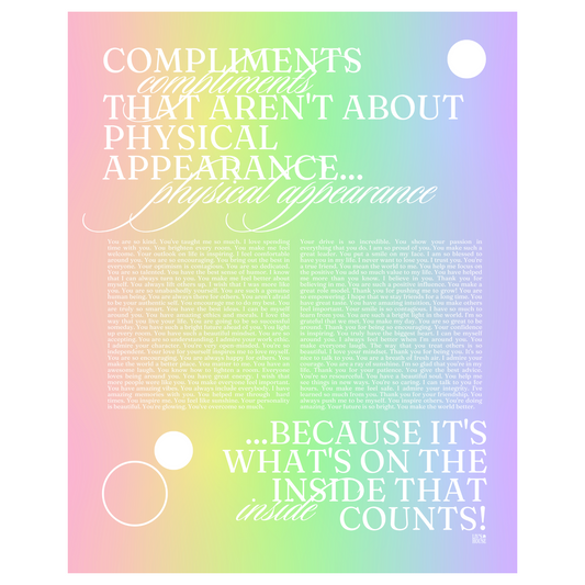 Compliments Print