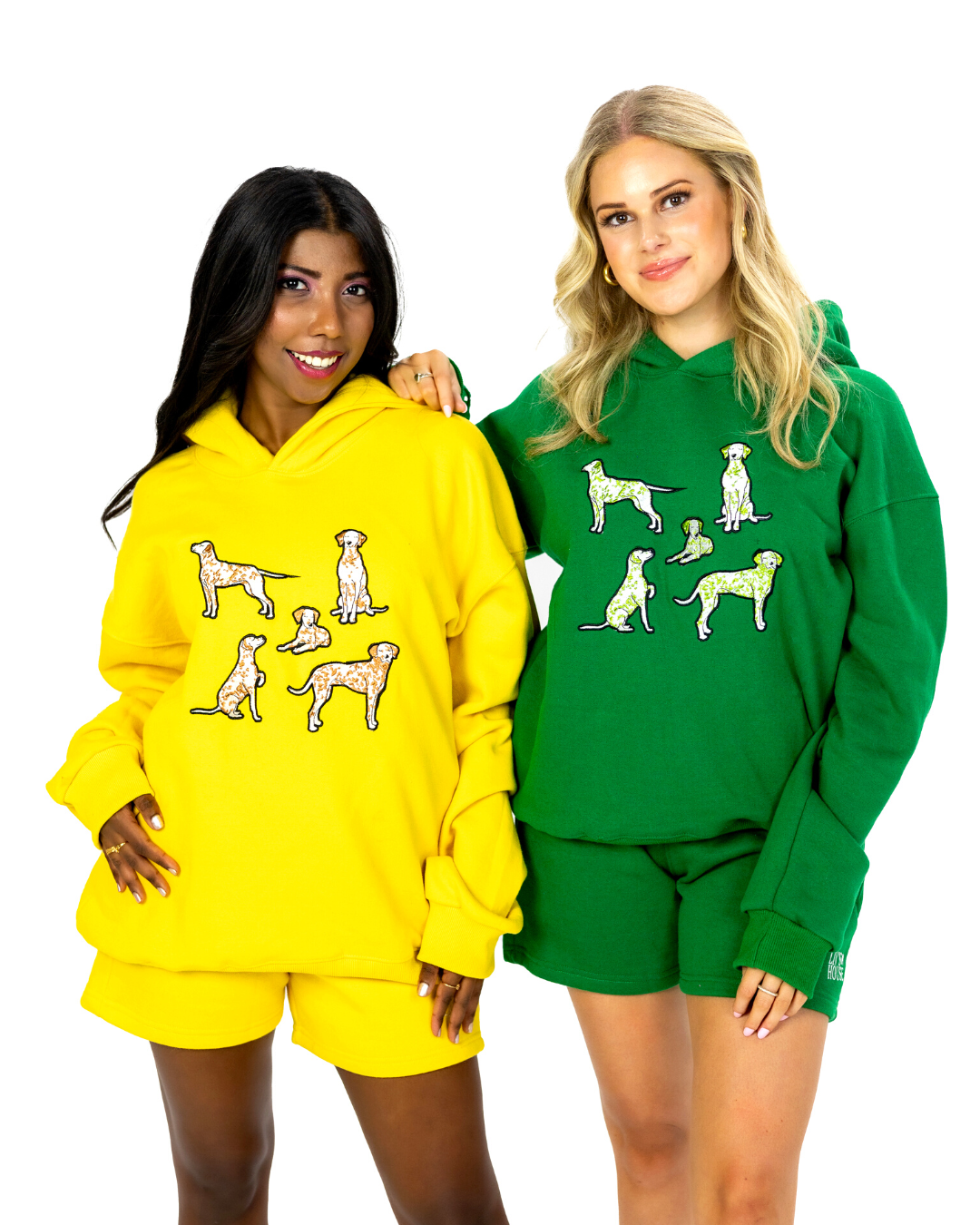 Dalmatians Hoodie - Green