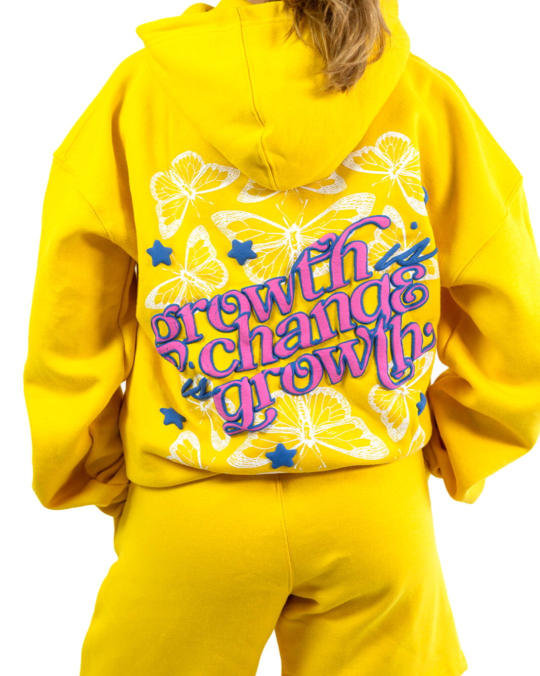 Growth is Change Hoodie - Yellow