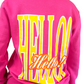 Hello Hello Crewneck - Pink