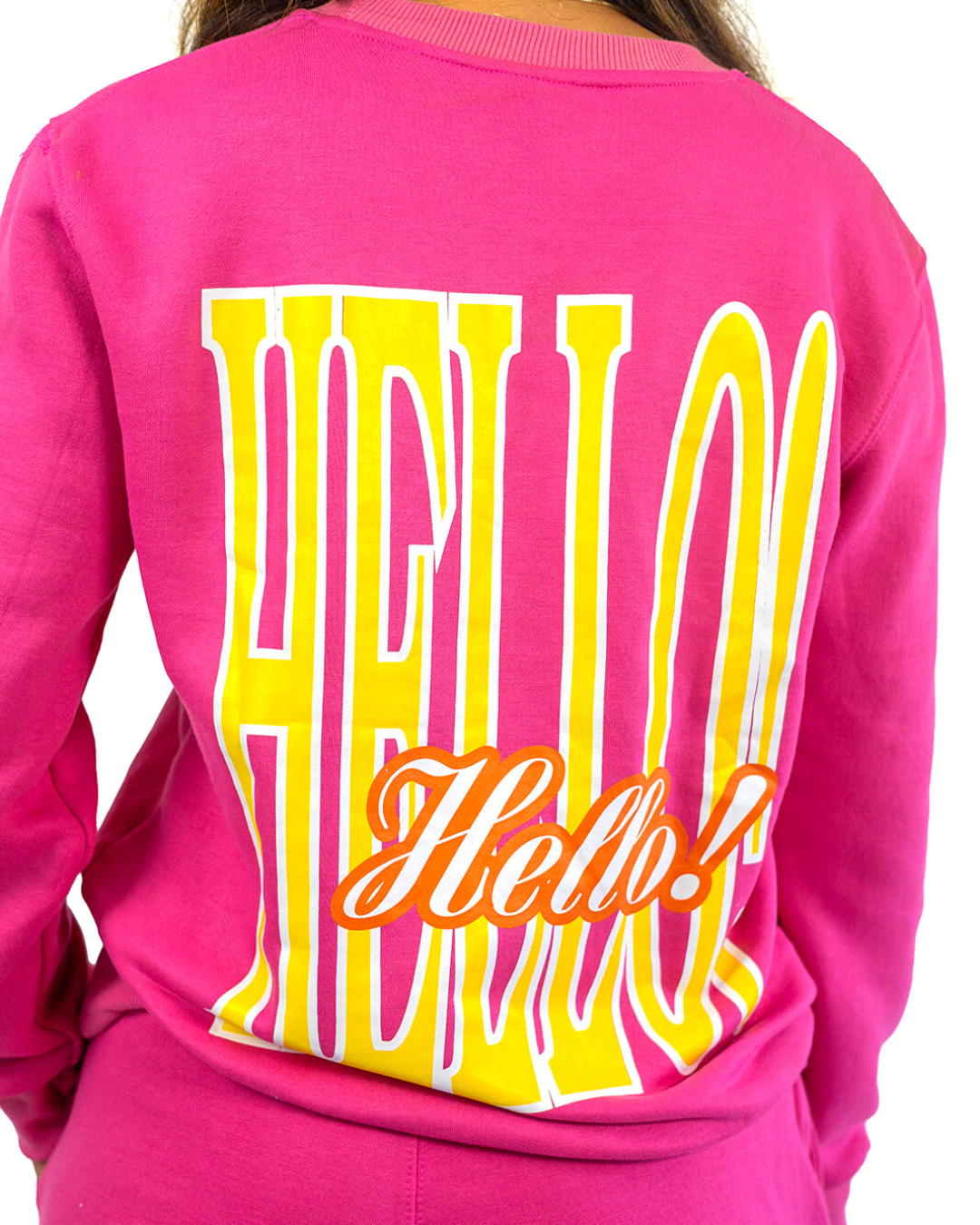 Hello Hello Crewneck - Pink