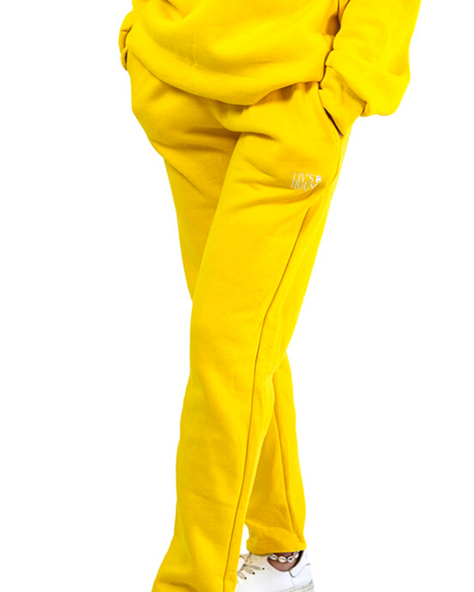 Logo Sweatpants - Yellow