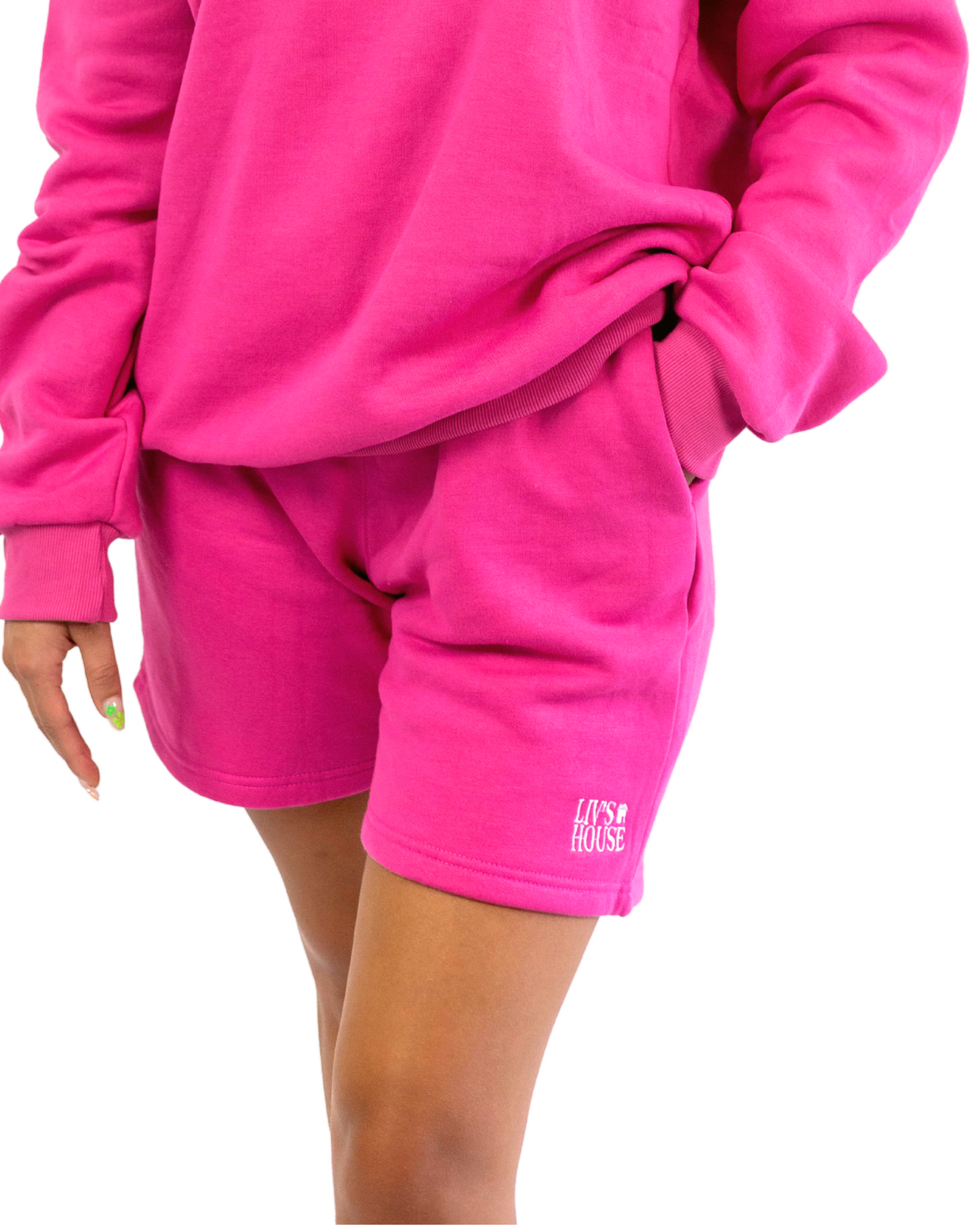 Logo Sweatshorts - Pink