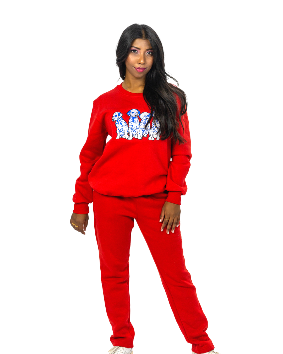 Puppy Love Crewneck - Red