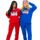 Puppy Love Crewneck - Royal Blue