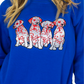 Puppy Love Crewneck - Royal Blue