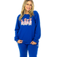 Puppy Love Crewneck - Royal Blue