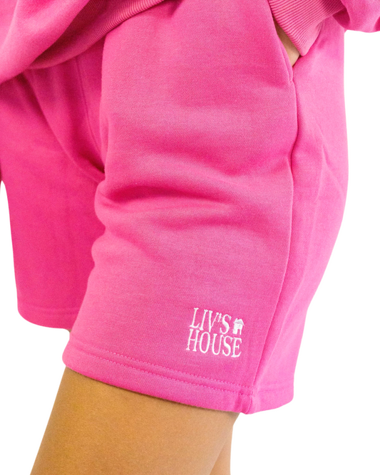 Logo Sweatshorts - Pink